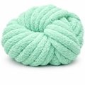 Seafoam Green - Super Jumbo Chunky Chenille Yarn (#7 Jumbo)