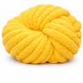 Mustard Yellow - Super Jumbo Chunky Chenille Yarn (#7 Jumbo)