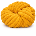 Honey Gold - Super Jumbo Chunky Chenille Yarn (#7 Jumbo)