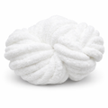 Snow White - Super Jumbo Chunky Chenille Yarn (#7 Jumbo)