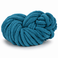 Teal - Super Jumbo Chunky Chenille Yarn (#7 Jumbo)