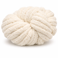 Vanilla Cream - Super Jumbo Chunky Chenille Yarn (#7 Jumbo)