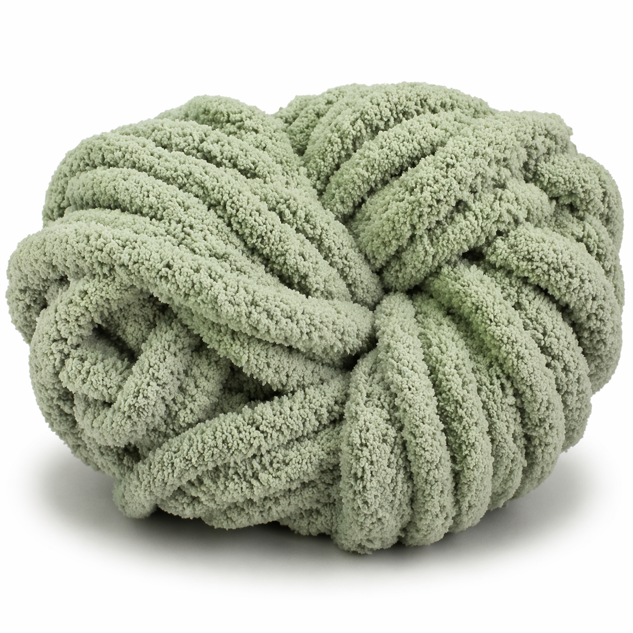 Sage Green - Super Jumbo Chunky Chenille Yarn (#7 Jumbo)