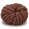 Brown - Super Jumbo Chunky Chenille Yarn (#7 Jumbo)