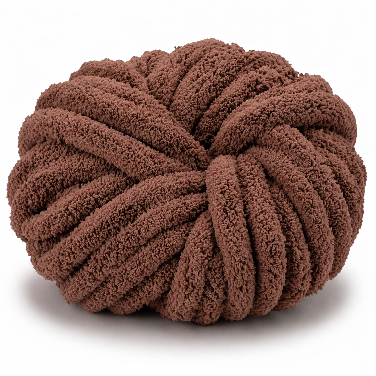 Brown - Super Jumbo Chunky Chenille Yarn (#7 Jumbo)