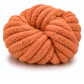 Burnt Orange - Super Jumbo Chunky Chenille Yarn (#7 Jumbo)