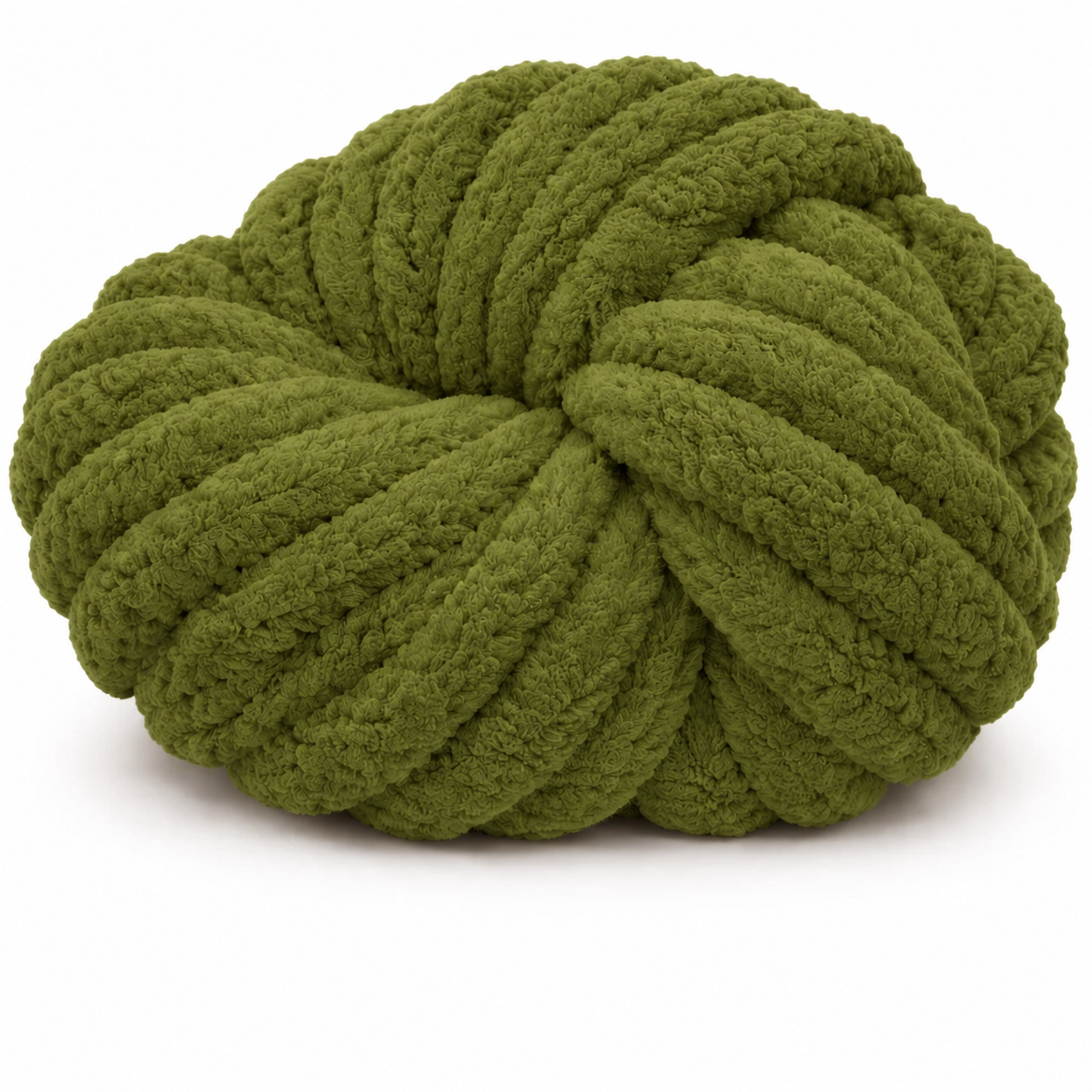 Moss Green - #7 Super Chunky Chenille Yarn - 8.8oz / 28-29 Yards