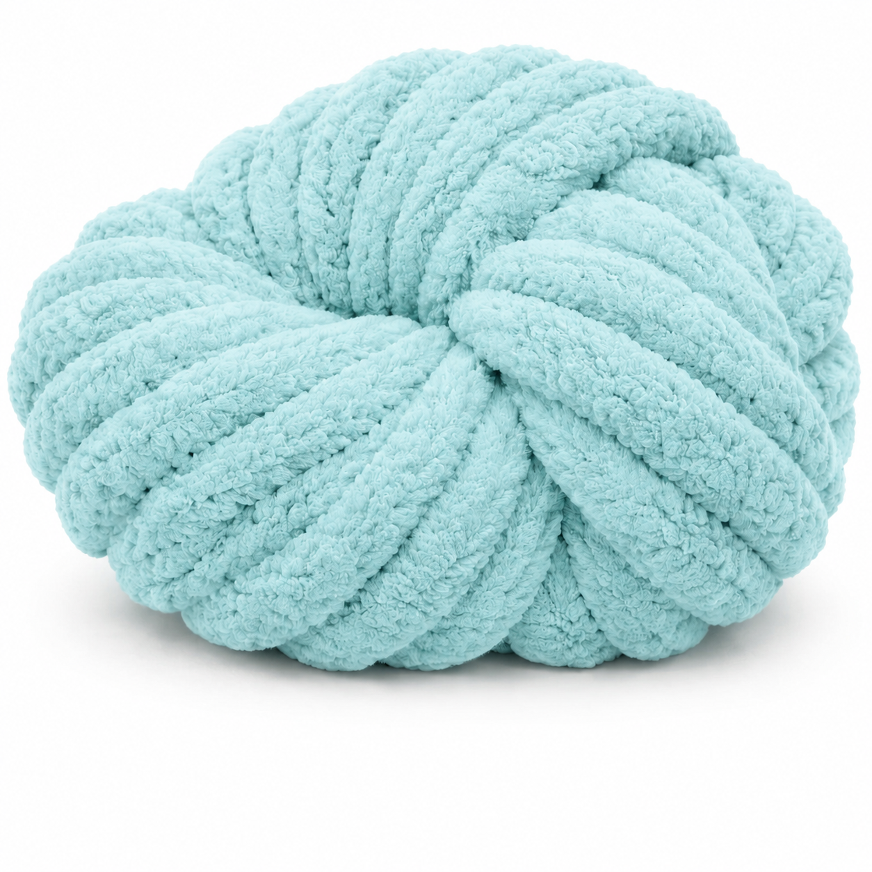 Aqua Blue - #7 Super Chunky Chenille Yarn - 8.8oz / 28-29 Yards