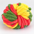 Fruit Punch - Variegated Chunky Chenille Yarn (#7 Jumbo)