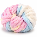 Candyfloss - Variegated Chunky Chenille Yarn (#7 Jumbo)