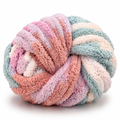 Dusty Rose - Variegated Chunky Chenille Yarn (#7 Jumbo)