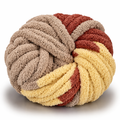 Autumn Swirl - Variegated Chunky Chenille Yarn (#7 Jumbo)