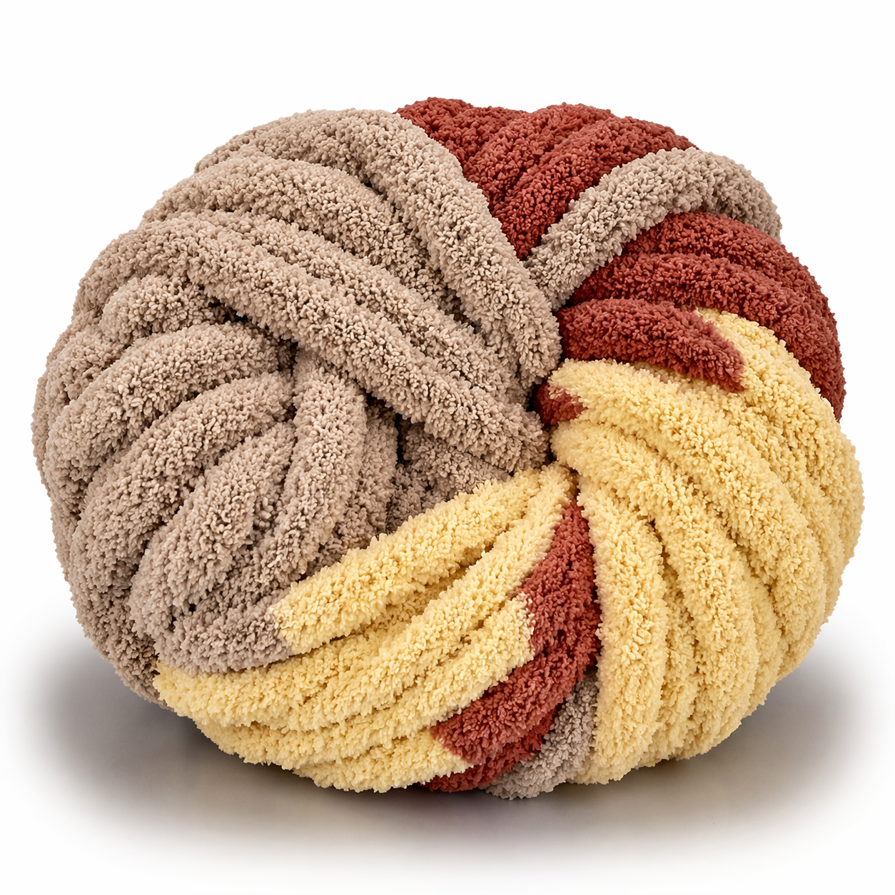 Autumn Swirl - Variegated Chunky Chenille Yarn (#7 Jumbo)