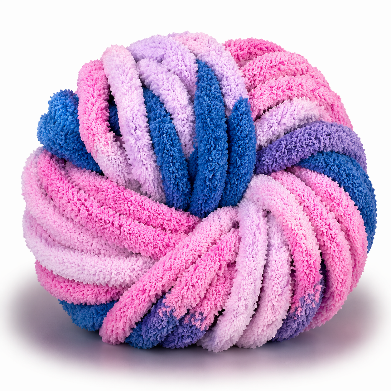 Sugar Plum - Variegated Chunky Chenille Yarn (#7 Jumbo)