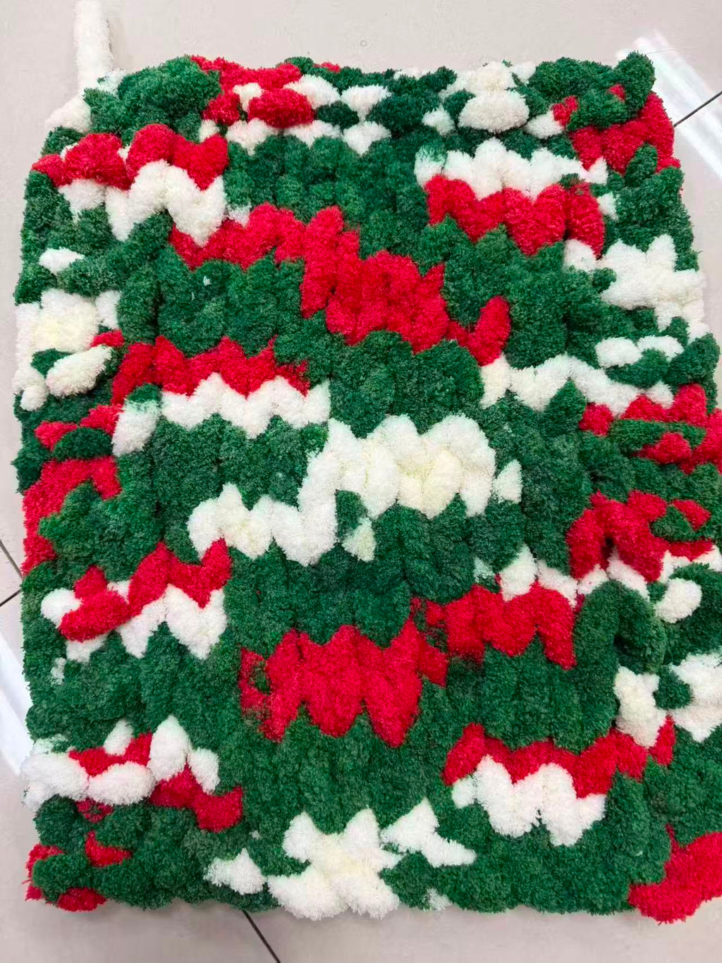 Holly Berry (Limited Edition) - #7 Variegated Chunky Chenille Yarn - 8.8oz / 28-29 Yards