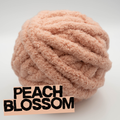 Peach Blossom - #7 Super Chunky Chenille Yarn - 8.8oz / 28-29 Yards