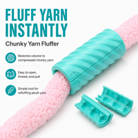 Chunky Yarn Fluffer Tool - Professional Yarn Fluffing & Reviving Accessory